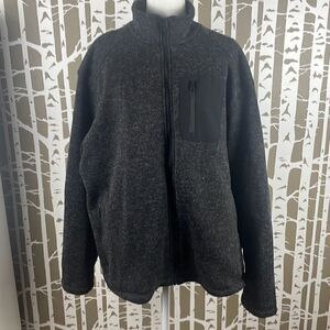 Hammacher Schlemmer Men’s Sweater Fleece Jacket XL